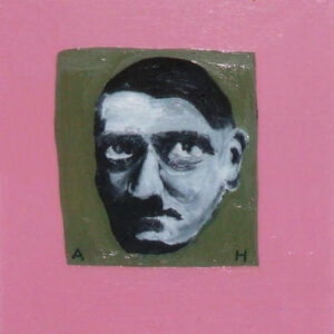 30.26 TUTTO E' POSSIBILE, A-11 TESTA DI A.H., ACRILICO E OLIO SU TELA (POLITTICO IN 26 PARTI),2011, CM 30X30