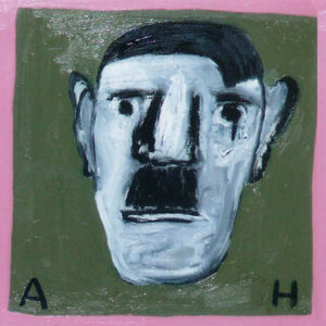 30.26 TUTTO E' POSSIBILE, A-14 TESTA DI A.H., ACRILICO E OLIO SU TELA (POLITTICO IN 26 PARTI),2011, CM 30X30